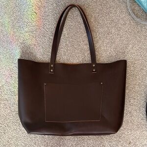 Portland leather tote